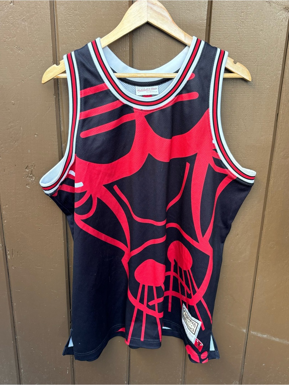 Mitchell and Ness Chicago Bulls NBA Basketball Black X-Large Jersey